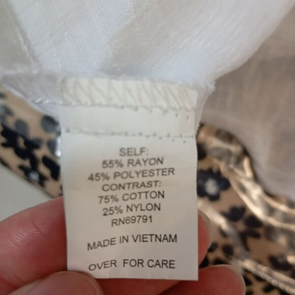 Anthropologie Fig & Flower Embroidered Boho Blouse Floral Lace Details Womens S - Picture 3 of 7